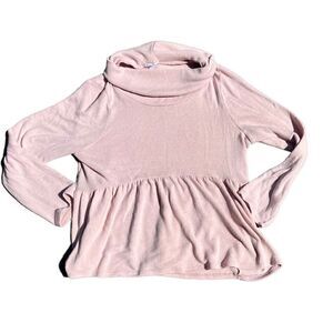 EYESHADOW High Neck Pink Sweater Size 0X
